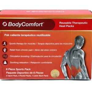 Body Comfort 6-piece Sports Reusable Heat Packs